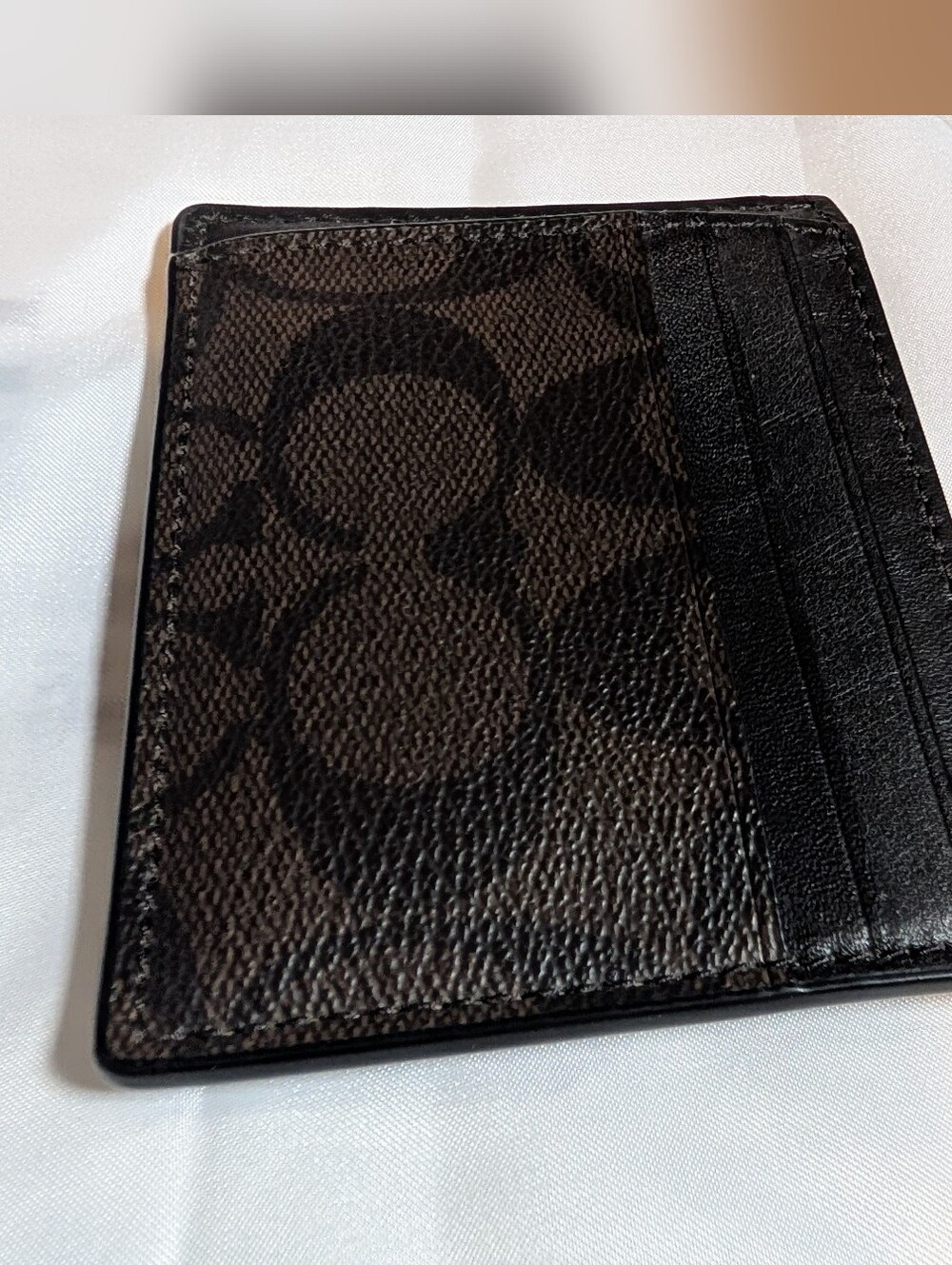 Coach Card Case In Signature Canvas - Picture 5 of 8